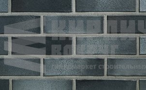 Клинкерная фасадная плитка ABC Schuttorf R 0954 schwarz-blau-bunt geflammt гладкая NF14, 240*71*14 мм
