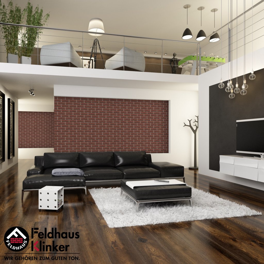 Фасадная плитка ручной формовки Feldhaus Klinker R535 terra mana NF14, 240*14*71 мм