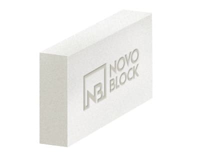 Блок газобетонный стеновой D600 NOVOBLOCK B3,5 625х150х250мм