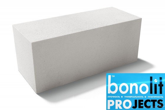 Газобетонные блоки Bonolit Projects (г.Электросталь) D500 B3,5 600х250х500