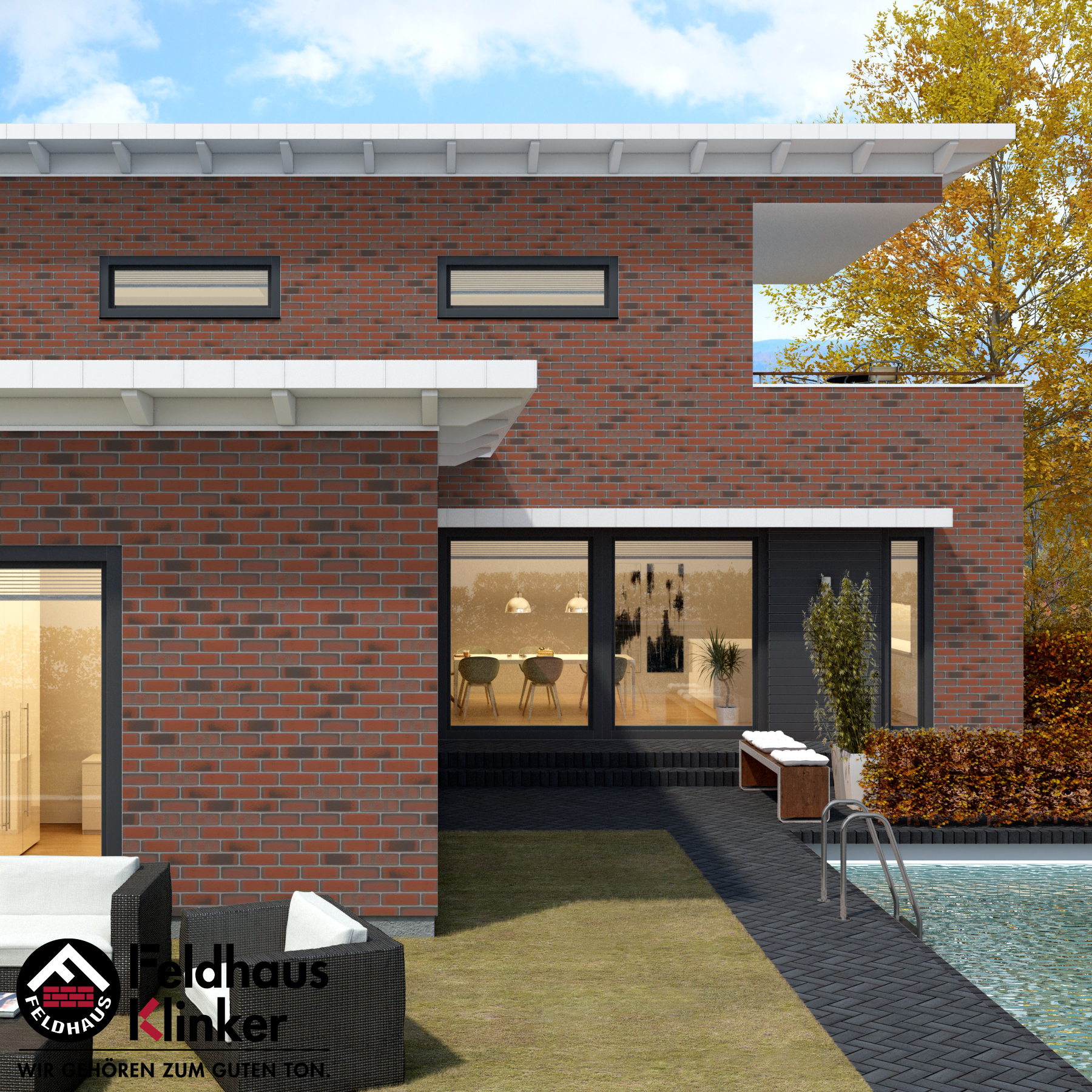 Клинкерная фасадная плитка Feldhaus Klinker R788 planto ardor venito NF9, 240*9*71 мм