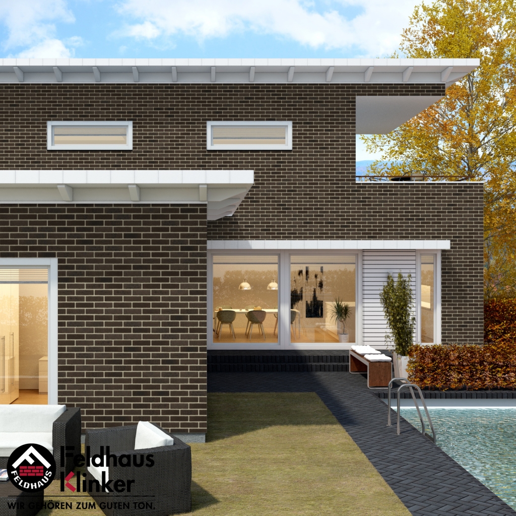 Фасадная плитка ручной формовки Feldhaus Klinker R697 Sintra geo NF14, 240*14*71 мм