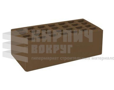 Облицовочный пустотелый, М-150,120x250x88, коричневый, Железногорский КЗ